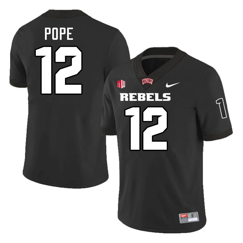 Jake Pope UNLV Jersey,UNLV Rebels Football Uniforms,Jerseys,Gears-Black